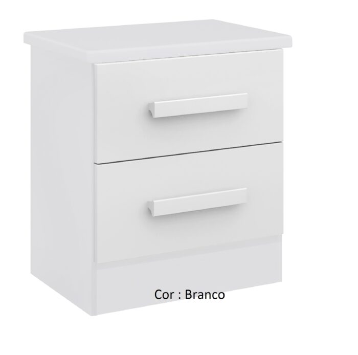 CRIADO NEW ATHOS VIDRO BRANCO